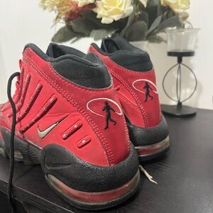 Nike Air Griffey Max Red and Black Men's Athletic Shoes